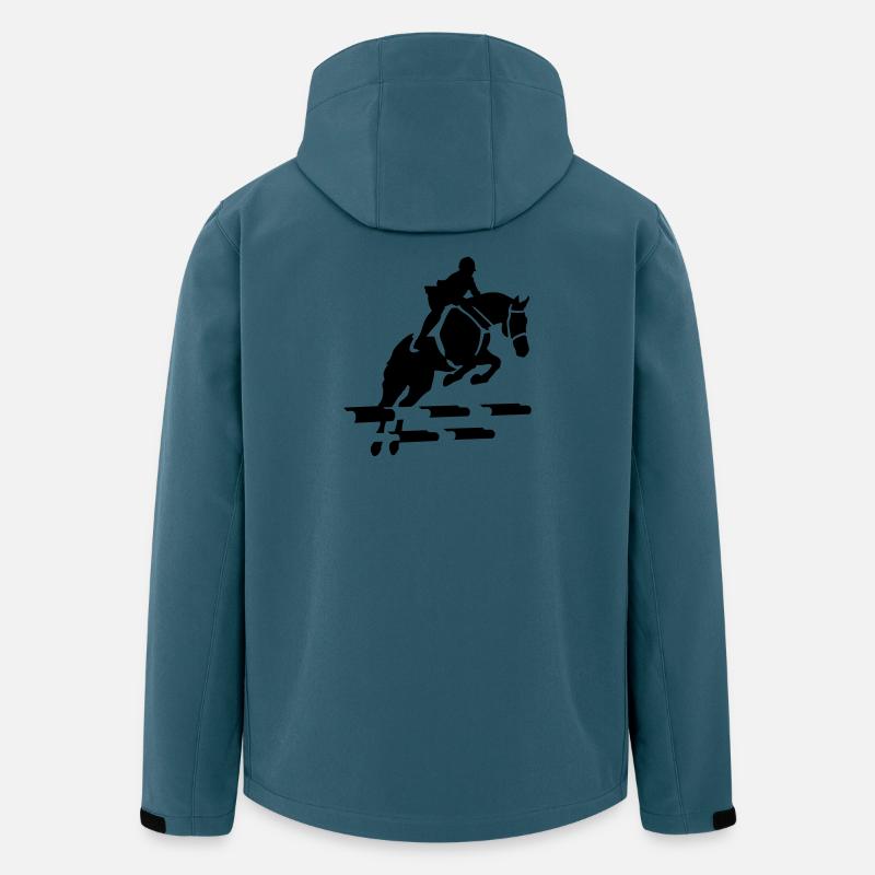 Reiter - Recycelte Männer Softshell-Jacke von Stanley/Stella - Dunkles Petrol