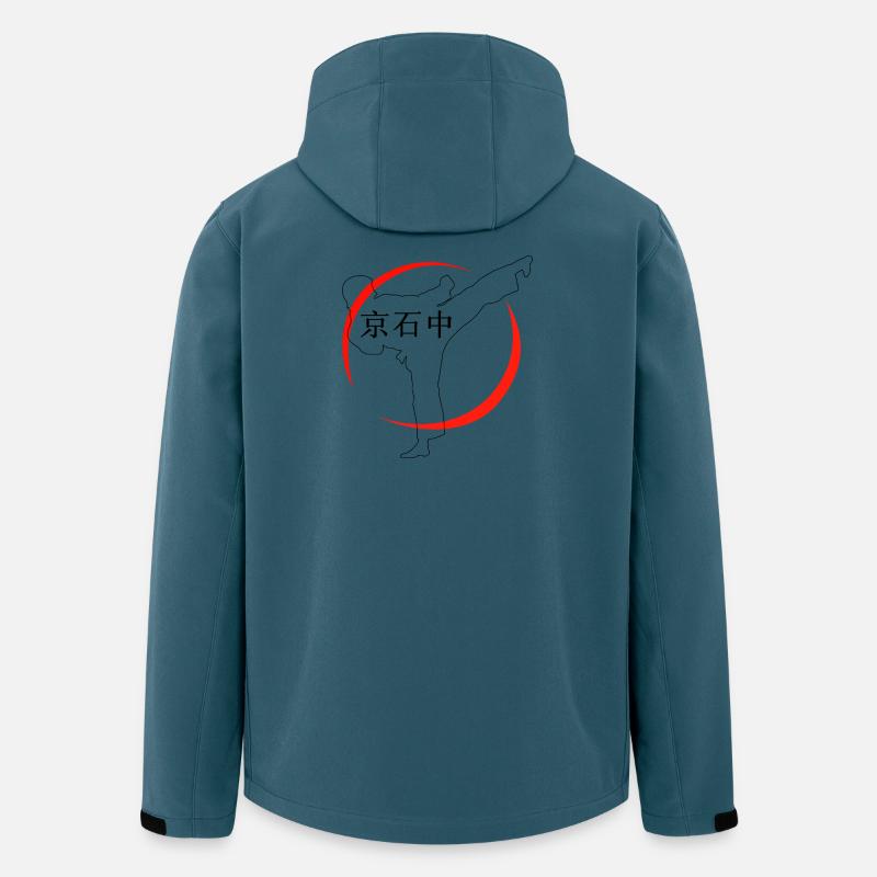 Karate Sport - Recycelte Männer Softshell-Jacke von Stanley/Stella - Dunkles Petrol