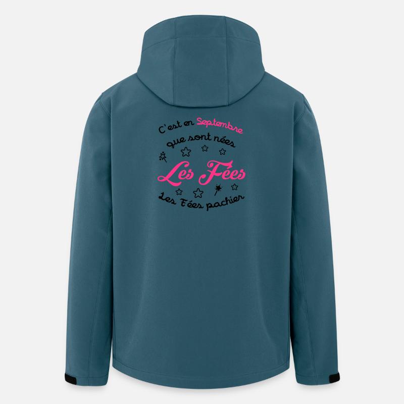 Mädchen / Fee / Prinzessin / Baby - Recycelte Männer Softshell-Jacke von Stanley/Stella - Dunkles Petrol