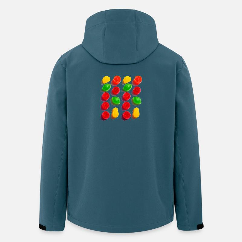 Süßigkeiten - Recycelte Männer Softshell-Jacke von Stanley/Stella - Dunkles Petrol