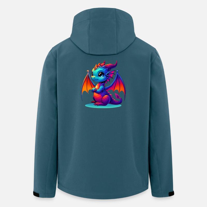 Dragon - Veste softshell homme en polyester recyclé Stanley/Stella - bleu pétrole foncé