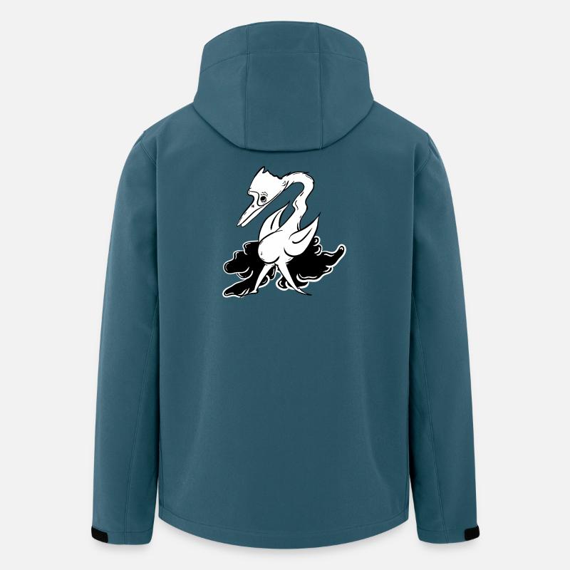 Fantasy-Liegtier mit Flugattribute - Recycelte Männer Softshell-Jacke von Stanley/Stella - Dunkles Petrol