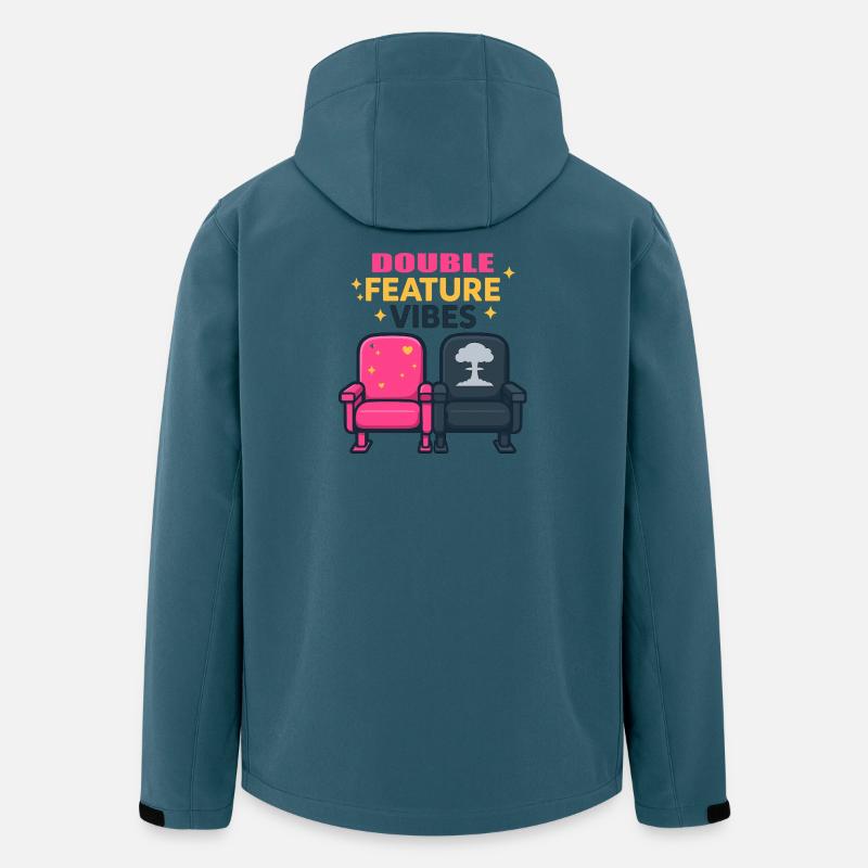 Double Feature - Recycelte Männer Softshell-Jacke von Stanley/Stella - Dunkles Petrol