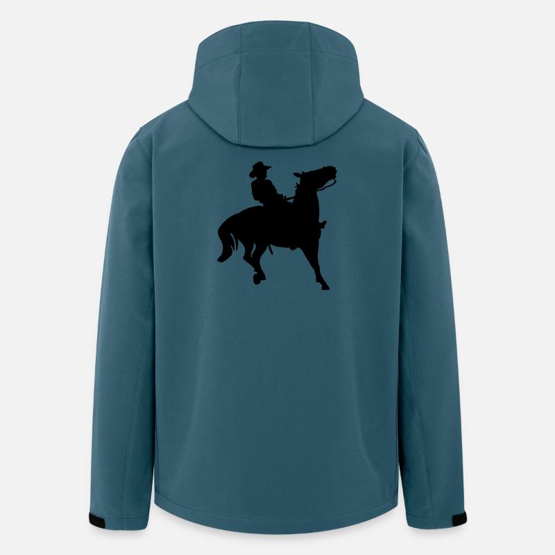 Cowboy - Recycelte Männer Softshell-Jacke von Stanley/Stella - Dunkles Petrol