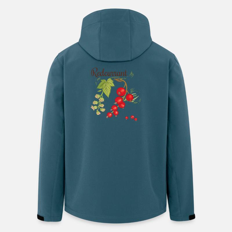 Rote Johannisbeere - Recycelte Männer Softshell-Jacke von Stanley/Stella - Dunkles Petrol