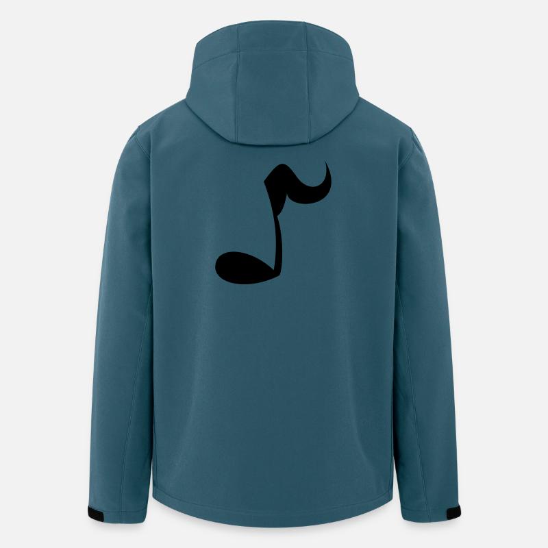 Note - Recycelte Männer Softshell-Jacke von Stanley/Stella - Dunkles Petrol