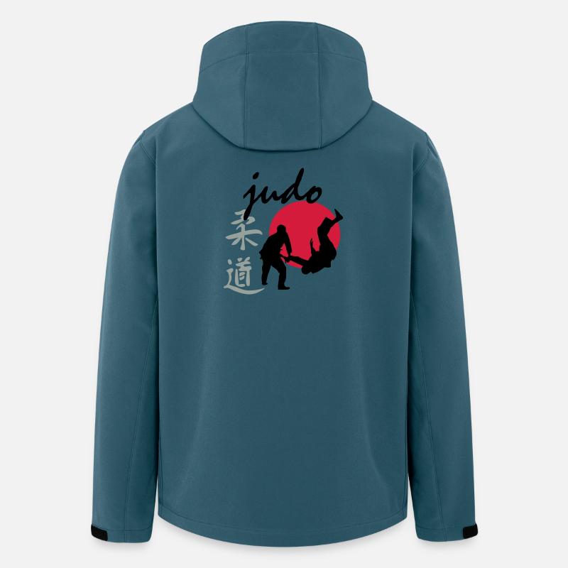 Judo - Recycelte Männer Softshell-Jacke von Stanley/Stella - Dunkles Petrol