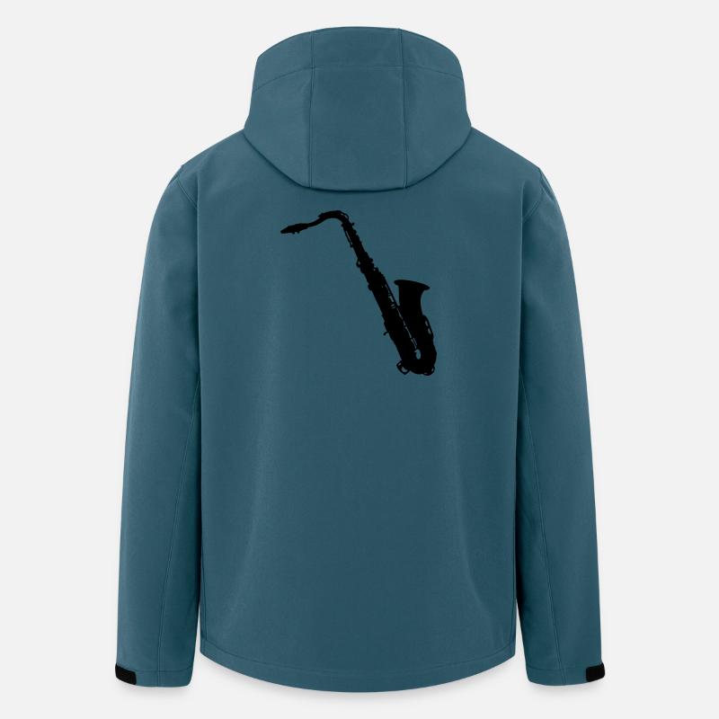 saxophone - Men’s Recycled Softshell Jacket by Stanley/Stella - stargazer