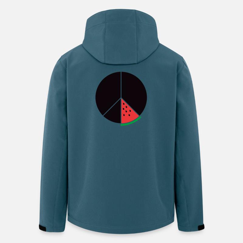 Gaza Peace - Recycelte Männer Softshell-Jacke von Stanley/Stella - Dunkles Petrol