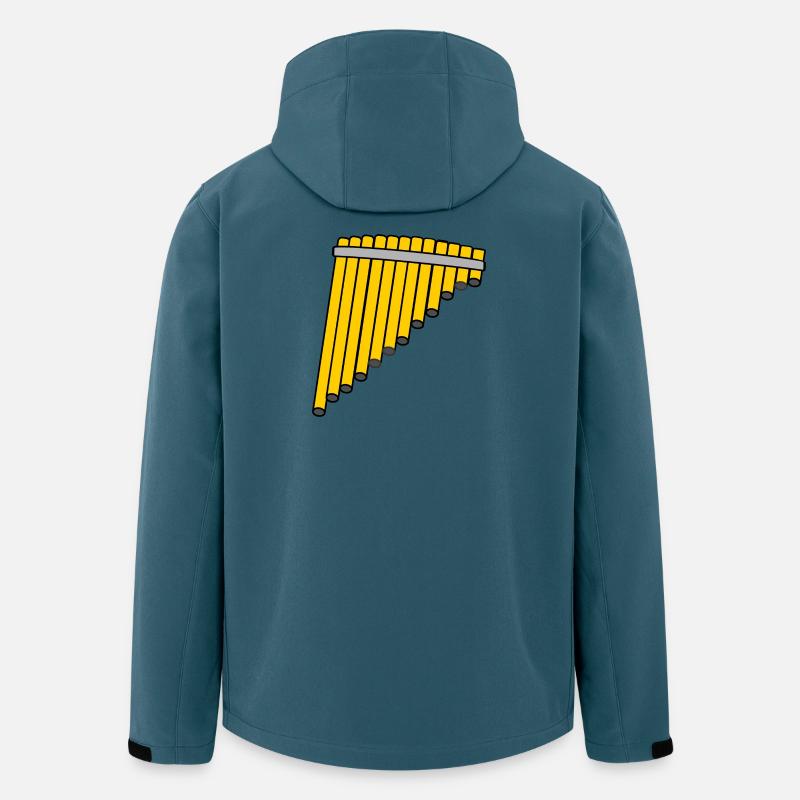 Pfannenflöte Bambus - Recycelte Männer Softshell-Jacke von Stanley/Stella - Dunkles Petrol