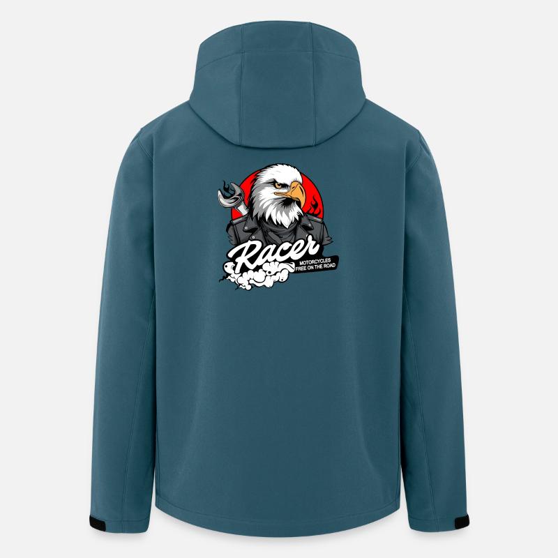 BIKER EAGLE - Men’s Recycled Softshell Jacket by Stanley/Stella - stargazer