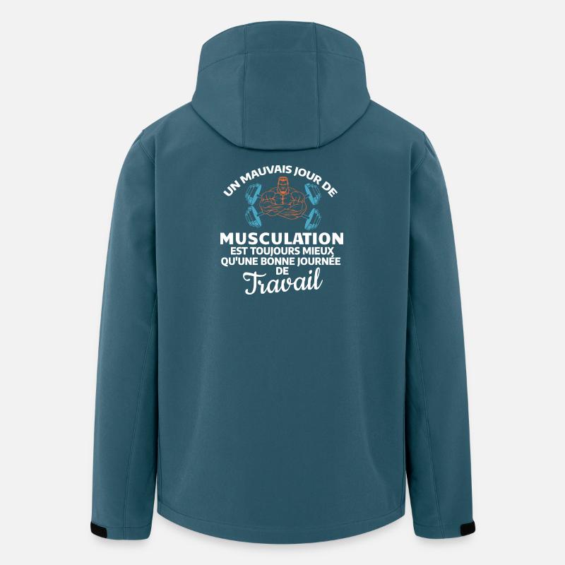 Strength and Motivation Bodybuilding - Men’s Recycled Softshell Jacket by Stanley/Stella - stargazer