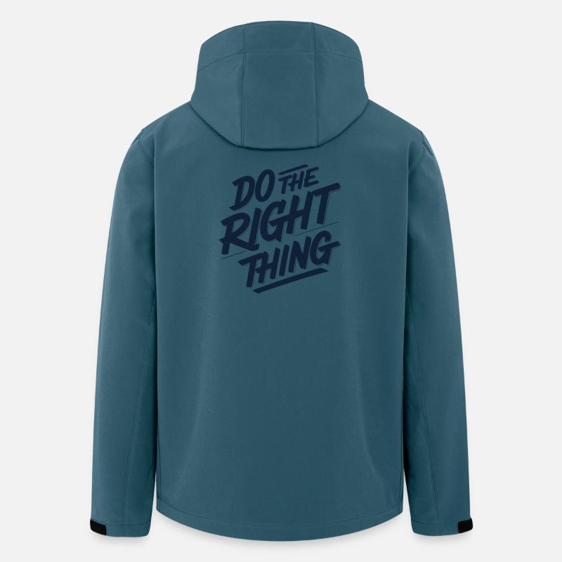 Tu das Richtige 1 - Recycelte Männer Softshell-Jacke von Stanley/Stella - Dunkles Petrol