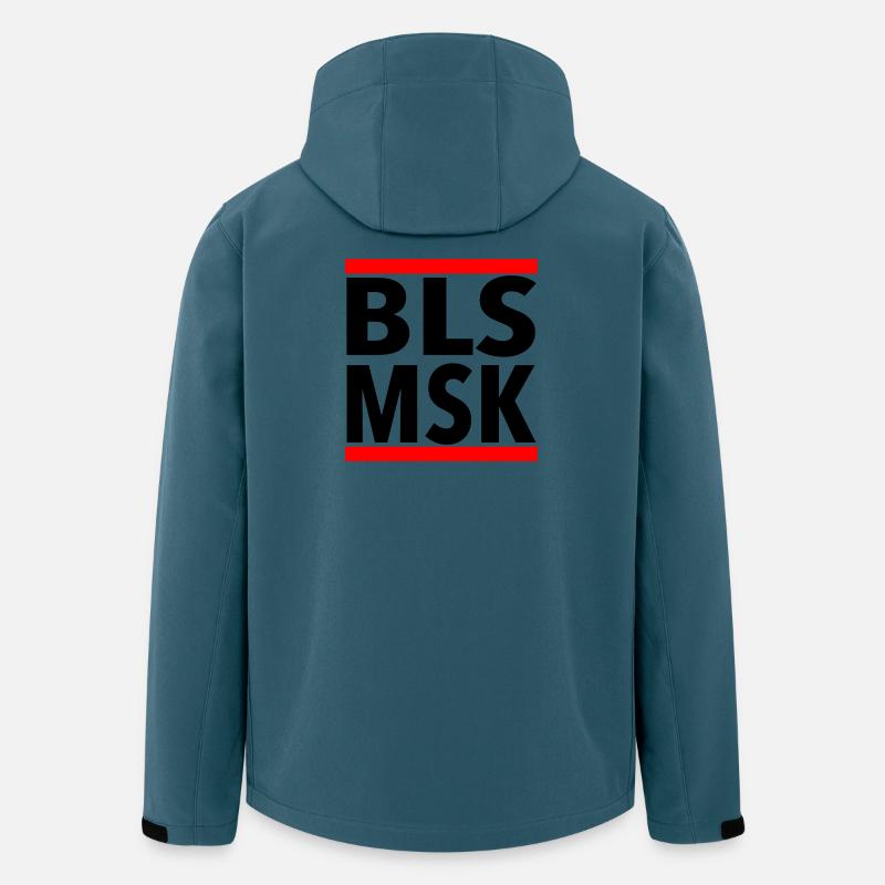 BLSMSK Motiv - Recycelte Männer Softshell-Jacke von Stanley/Stella - Dunkles Petrol