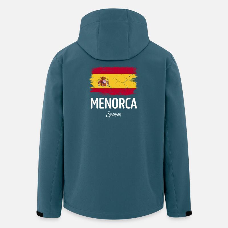 Menorca - Recycelte Männer Softshell-Jacke von Stanley/Stella - Dunkles Petrol