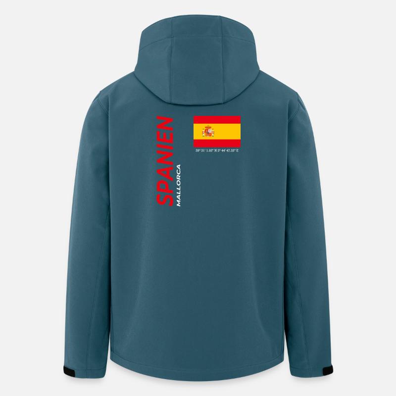 Mallorca - Recycelte Männer Softshell-Jacke von Stanley/Stella - Dunkles Petrol