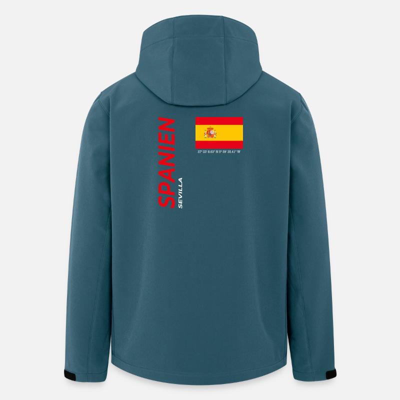 Sevilla - Recycelte Männer Softshell-Jacke von Stanley/Stella - Dunkles Petrol