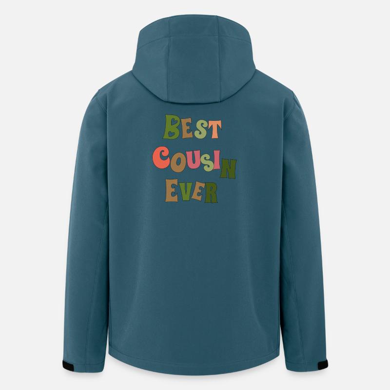 Best Cousin ever - Recycelte Männer Softshell-Jacke von Stanley/Stella - Dunkles Petrol