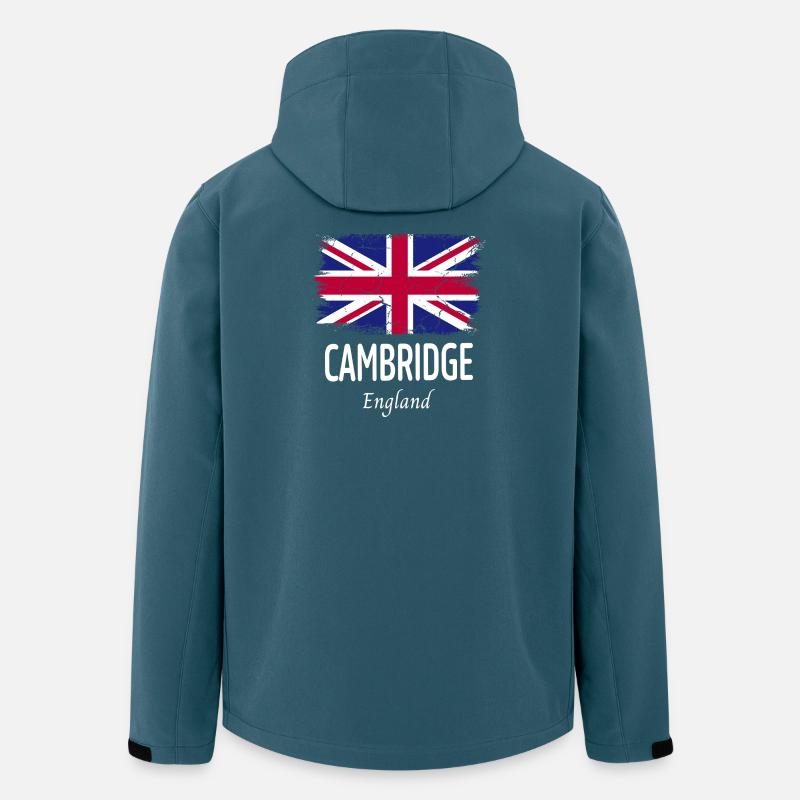 Cambridge - Recycelte Männer Softshell-Jacke von Stanley/Stella - Dunkles Petrol