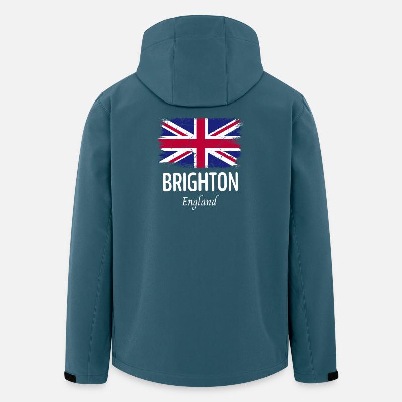Brighton - Recycelte Männer Softshell-Jacke von Stanley/Stella - Dunkles Petrol