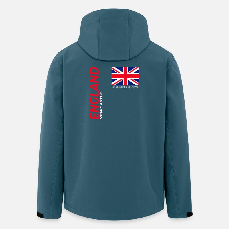 Newcastle - Recycelte Männer Softshell-Jacke von Stanley/Stella - Dunkles Petrol