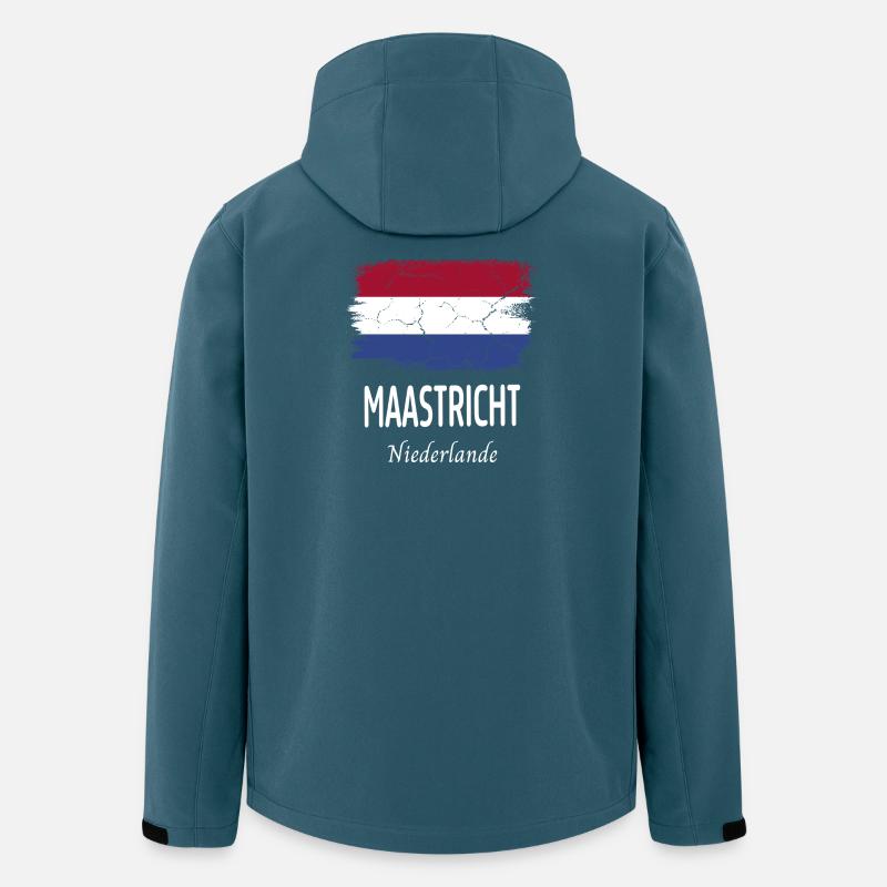 Maastricht - Recycelte Männer Softshell-Jacke von Stanley/Stella - Dunkles Petrol