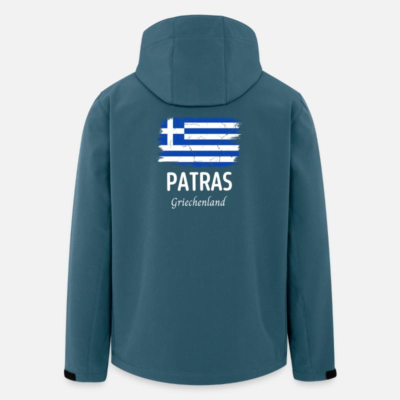 Patras - Recycelte Männer Softshell-Jacke von Stanley/Stella - Dunkles Petrol
