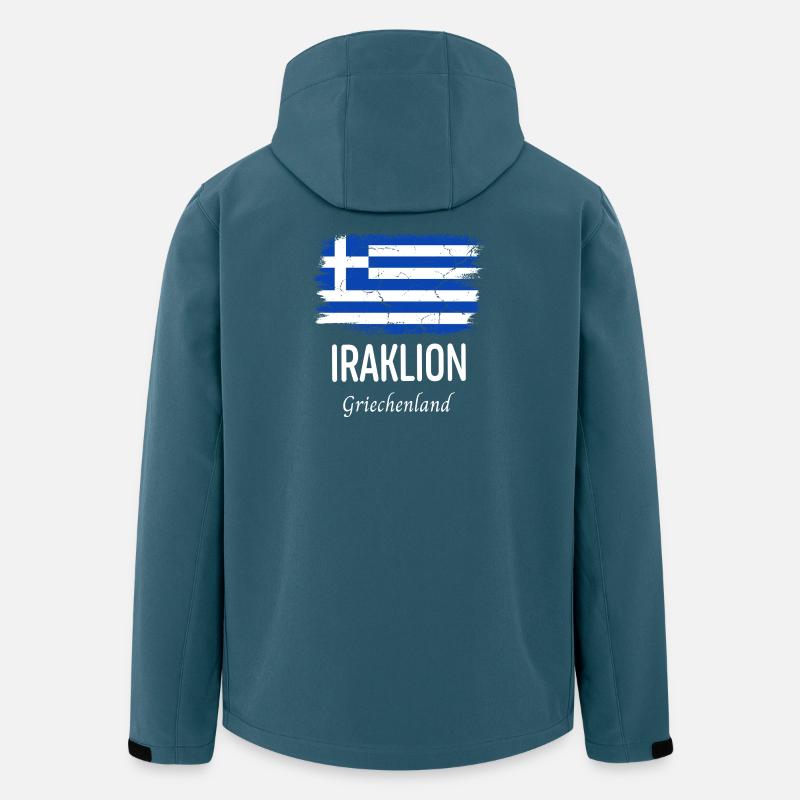 Iraklion - Recycelte Männer Softshell-Jacke von Stanley/Stella - Dunkles Petrol