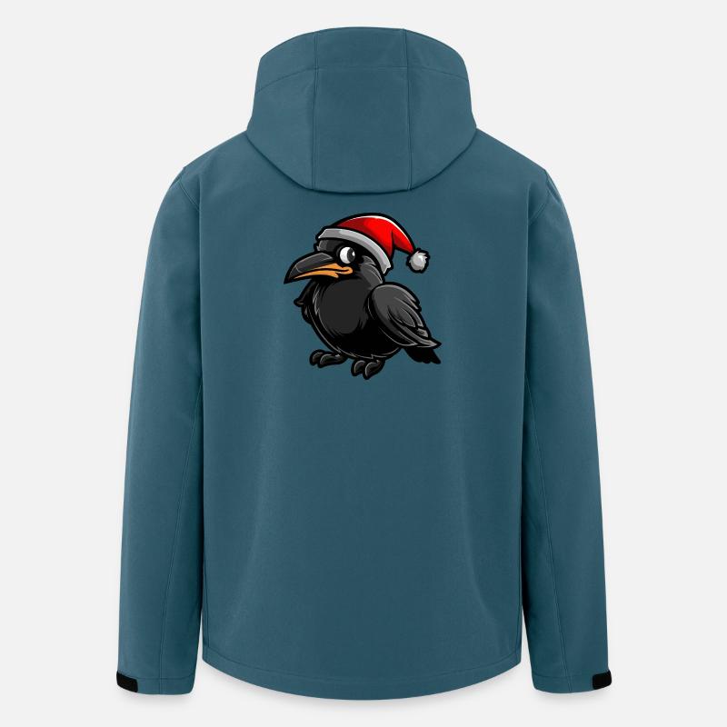 Noël de Corbeau - Veste softshell homme en polyester recyclé Stanley/Stella - bleu pétrole foncé