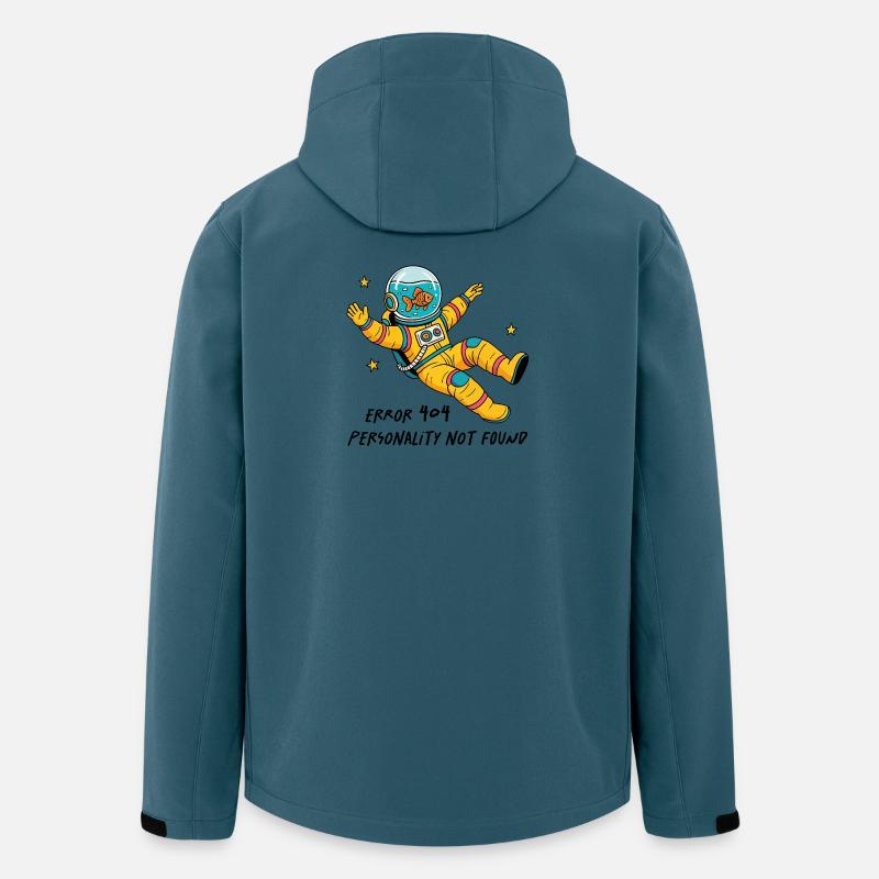 Error 404, personality not found - Veste softshell homme en polyester recyclé Stanley/Stella - bleu pétrole foncé