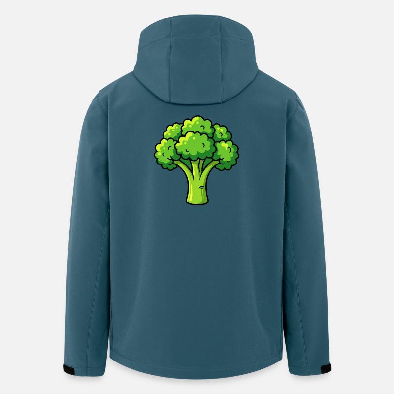 Brokkoli - Recycelte Männer Softshell-Jacke von Stanley/Stella - Dunkles Petrol