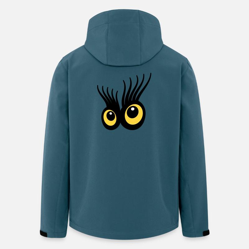 Augen - Recycelte Männer Softshell-Jacke von Stanley/Stella - Dunkles Petrol