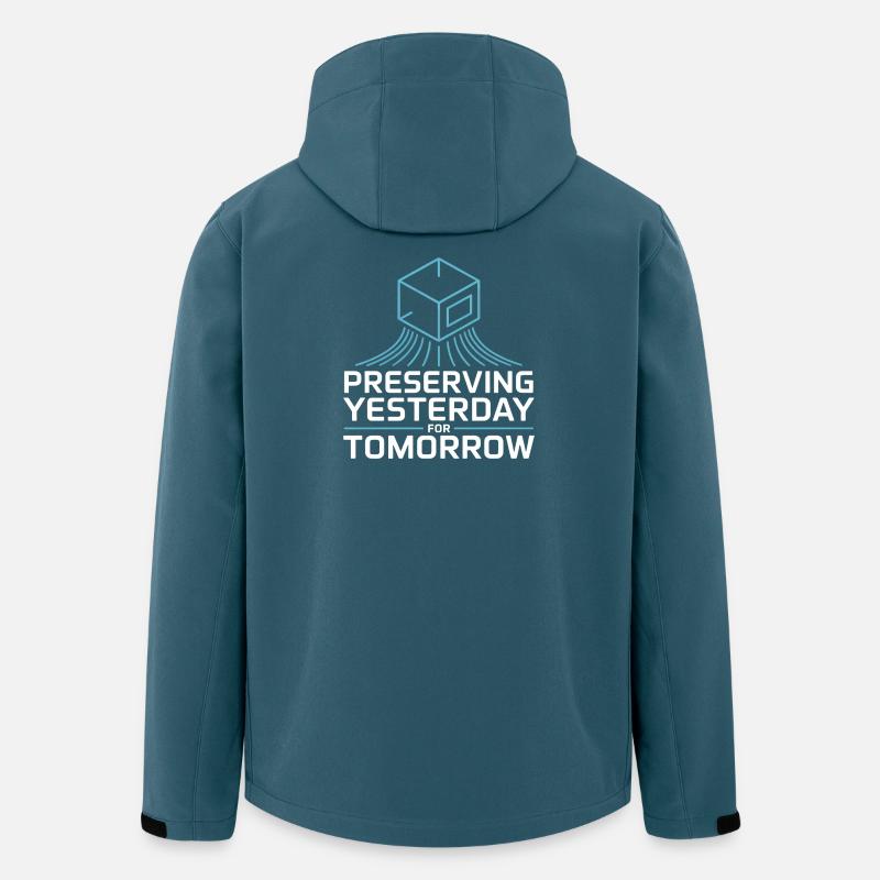 Preserving Yesterday for Tomorrow - Men’s Recycled Softshell Jacket by Stanley/Stella - stargazer