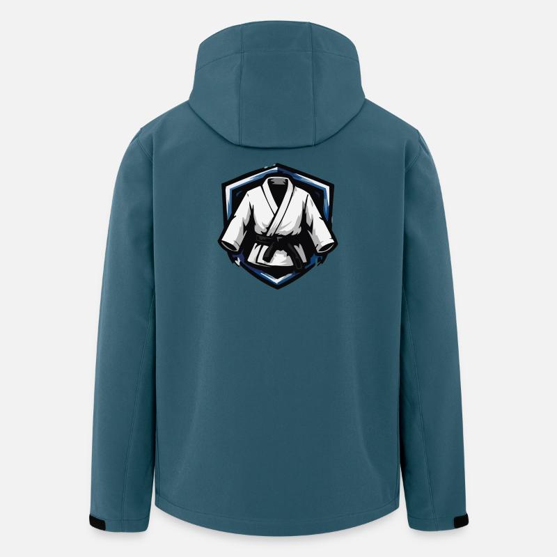 Martial Arts Gi Shield Emblem - Men’s Recycled Softshell Jacket by Stanley/Stella - stargazer