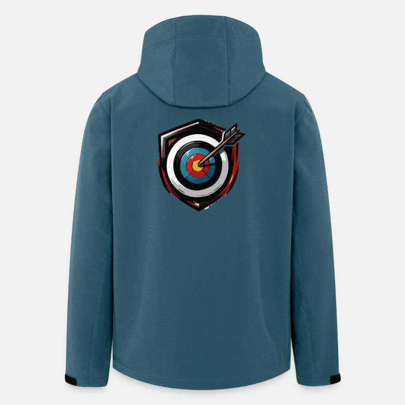 Arrow hits centre Bullseye - Men’s Recycled Softshell Jacket by Stanley/Stella - stargazer