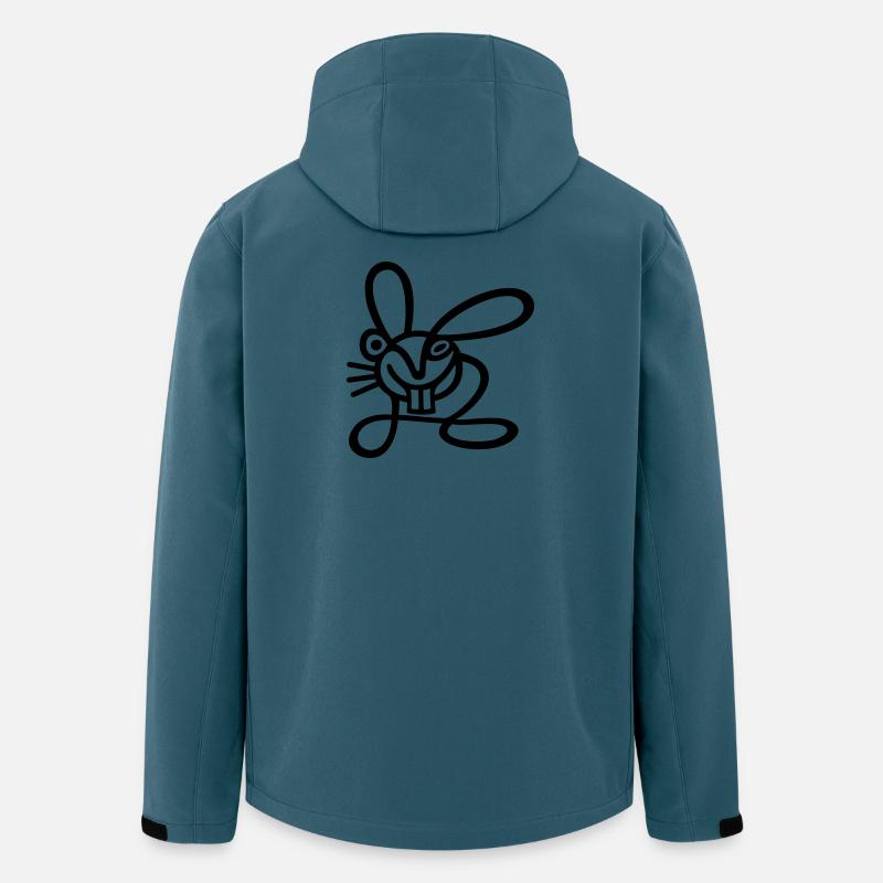 AVC Hare - Veste softshell homme en polyester recyclé Stanley/Stella - bleu pétrole foncé