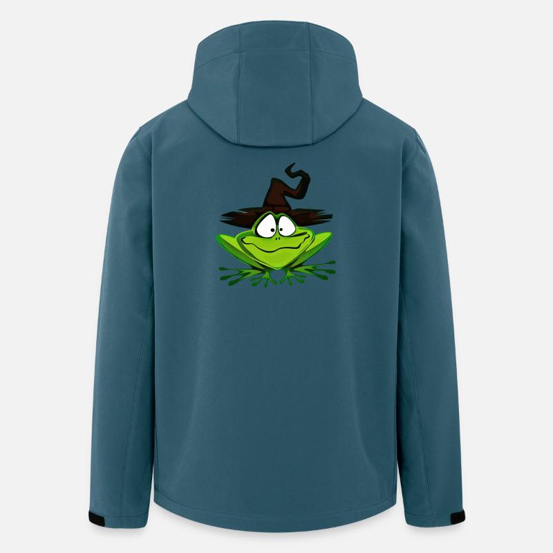 hexen frosch - Recycelte Männer Softshell-Jacke von Stanley/Stella - Dunkles Petrol
