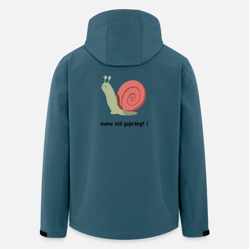 Nume nid gsprängt - Recycelte Männer Softshell-Jacke von Stanley/Stella - Dunkles Petrol