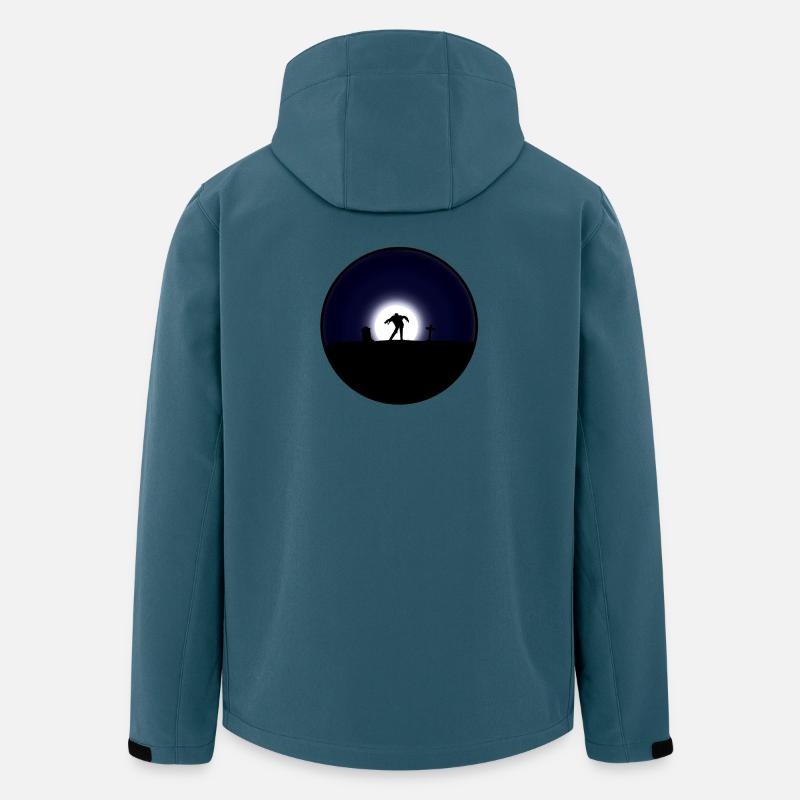 Zombie Sighting at Midnight - Recycelte Männer Softshell-Jacke von Stanley/Stella - Dunkles Petrol