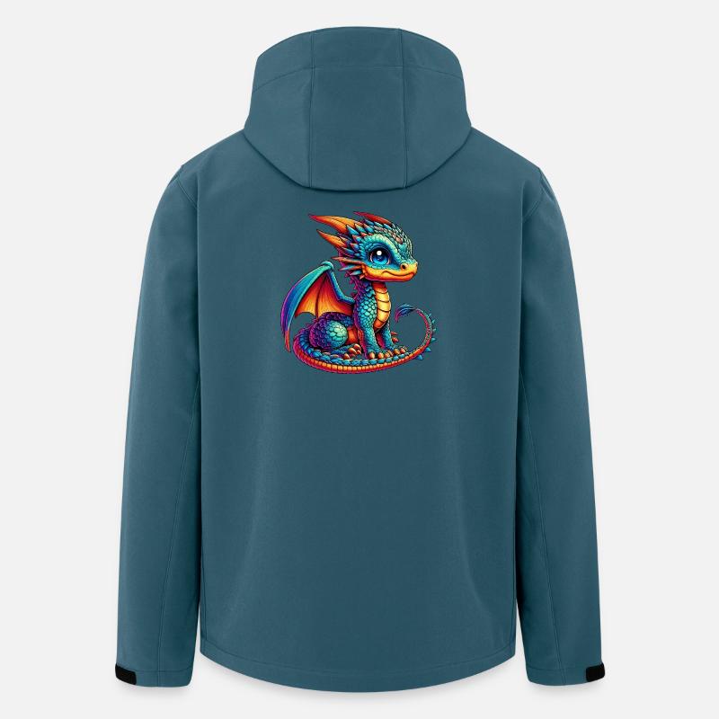 Dragon - Veste softshell homme en polyester recyclé Stanley/Stella - bleu pétrole foncé