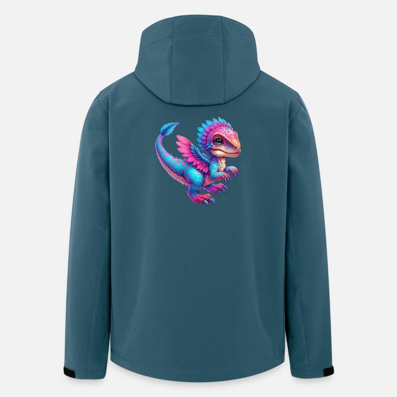 Dinosaur - Men’s Recycled Softshell Jacket by Stanley/Stella - stargazer