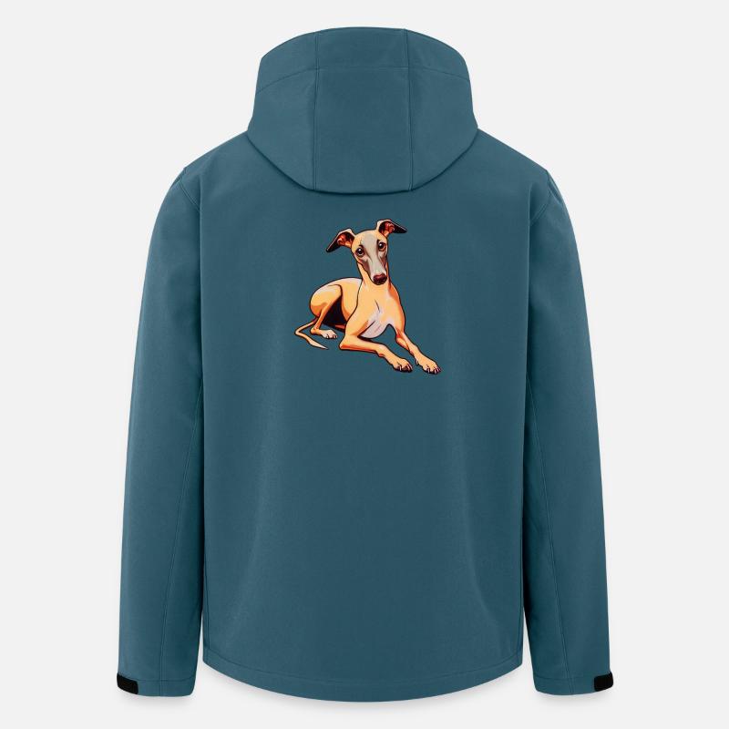 Whippet - Recycelte Männer Softshell-Jacke von Stanley/Stella - Dunkles Petrol