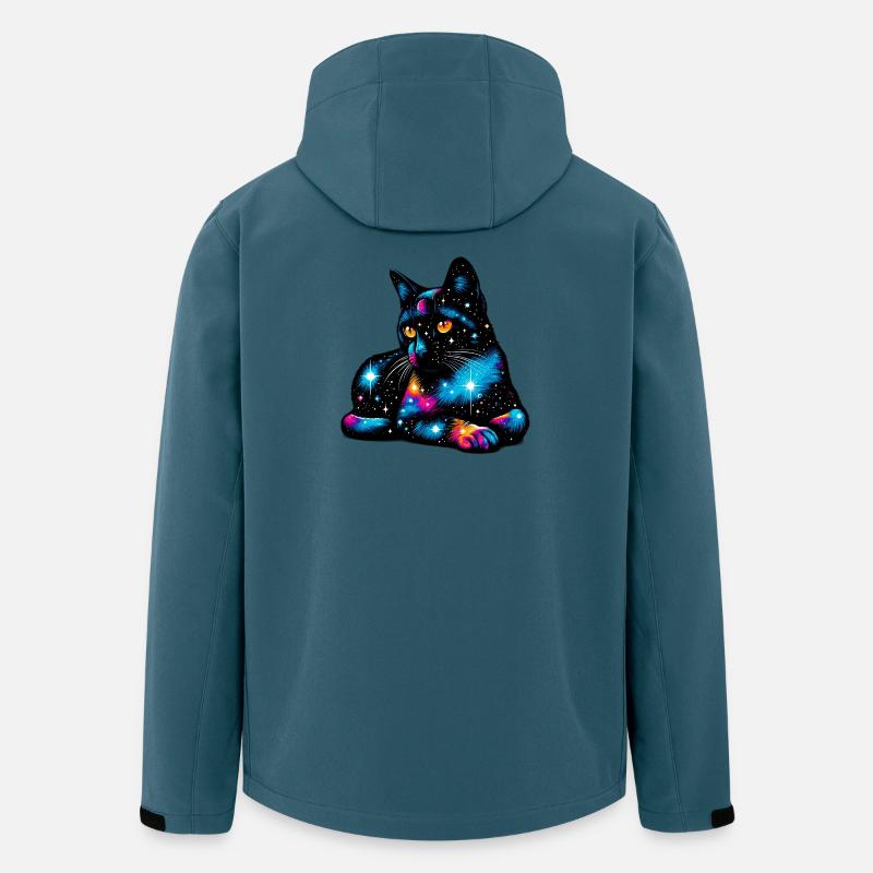 Cat - Men’s Recycled Softshell Jacket by Stanley/Stella - stargazer
