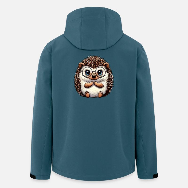 Igel - Recycelte Männer Softshell-Jacke von Stanley/Stella - Dunkles Petrol