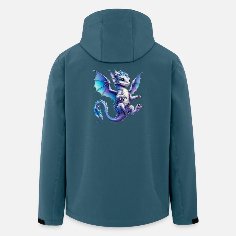 Dragon - Veste softshell homme en polyester recyclé Stanley/Stella - bleu pétrole foncé