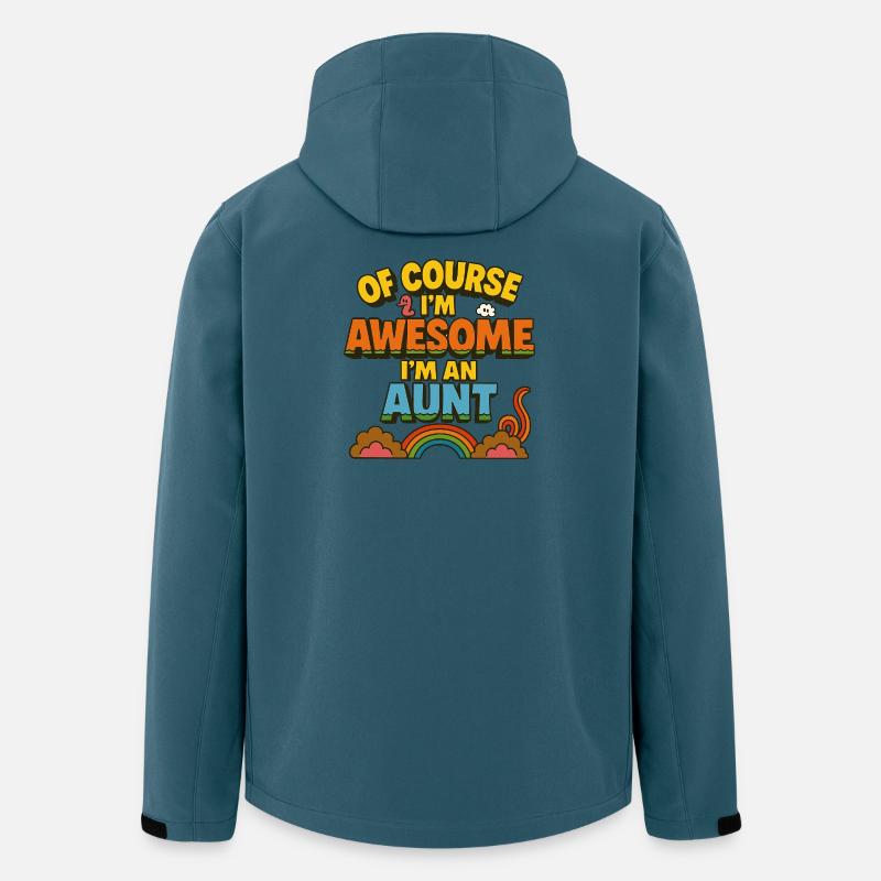 Wunderliche Tante Feier T-Shirt - Recycelte Männer Softshell-Jacke von Stanley/Stella - Dunkles Petrol