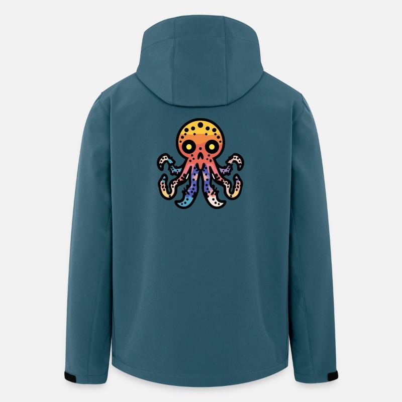 Octopus Halloween Comic Funny - Men’s Recycled Softshell Jacket by Stanley/Stella - stargazer