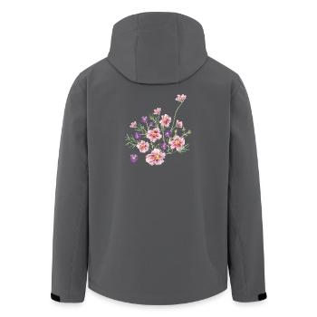 Bouquet - Veste softshell homme en polyester recyclé Stanley/Stella -  - Dos - AI Model Male 185 light (185cm)