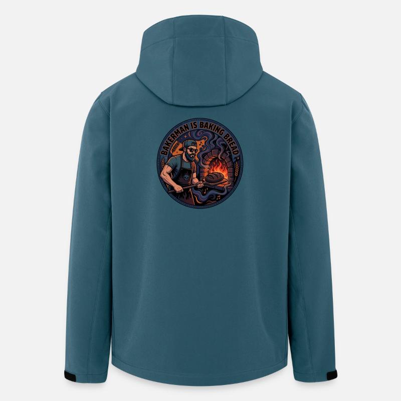 Master baker at the oven - Men’s Recycled Softshell Jacket by Stanley/Stella - stargazer
