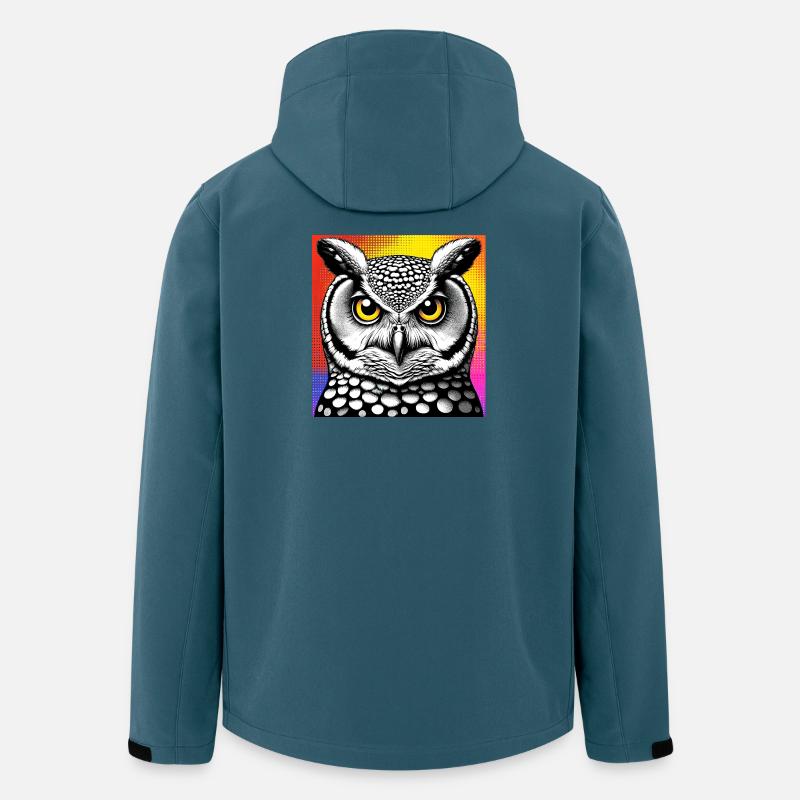 owl - Men’s Recycled Softshell Jacket by Stanley/Stella - stargazer